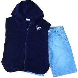 NWT Gymboree Girls Cap Sleeve Vest and Capri Pant